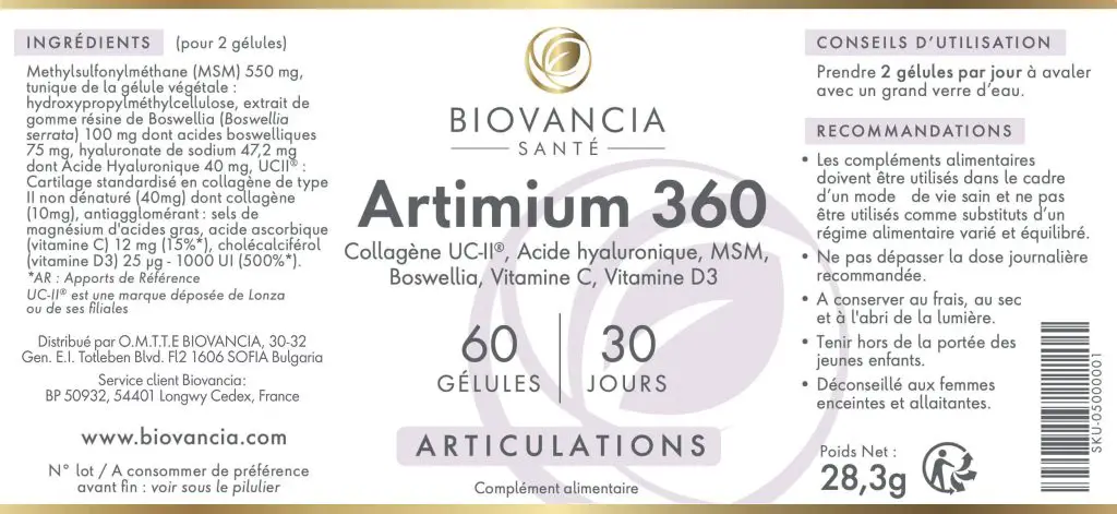 Artimium 360 pharmacie acheter