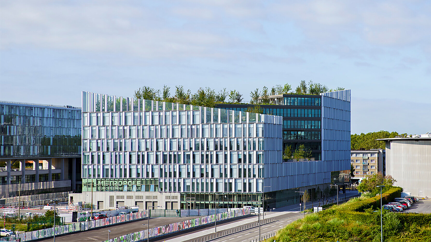 Vue urbaine de la Métropole européenne de Lille et de son territoire